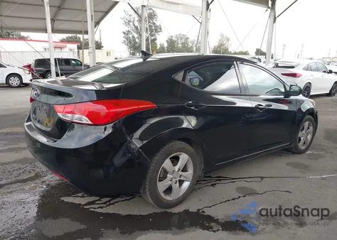 2013 Hyundai Elantra Gls из США, поврежденный, VIN KMHDH4AE6DU904876